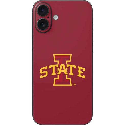 Iowa State University Primary Logo iPhone 16 Plus Skin